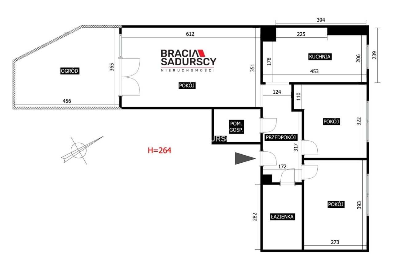 Mieszkanie 3-pokojowe Kraków Czyżyny, ul. Bolesława Orlińskiego. Zdjęcie 3