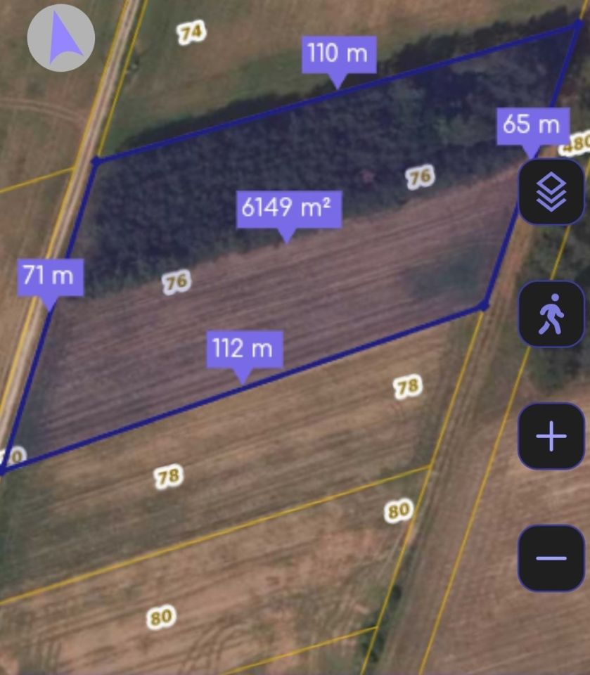 Działka rolna Jastrzębna Druga. Zdjęcie 3