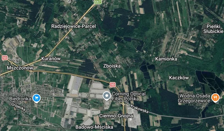 Działka budowlana Zboiska