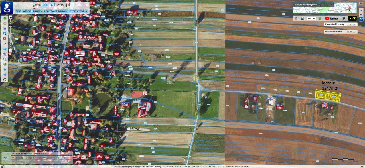 Działka budowlana Cieciułów. Zdjęcie 14