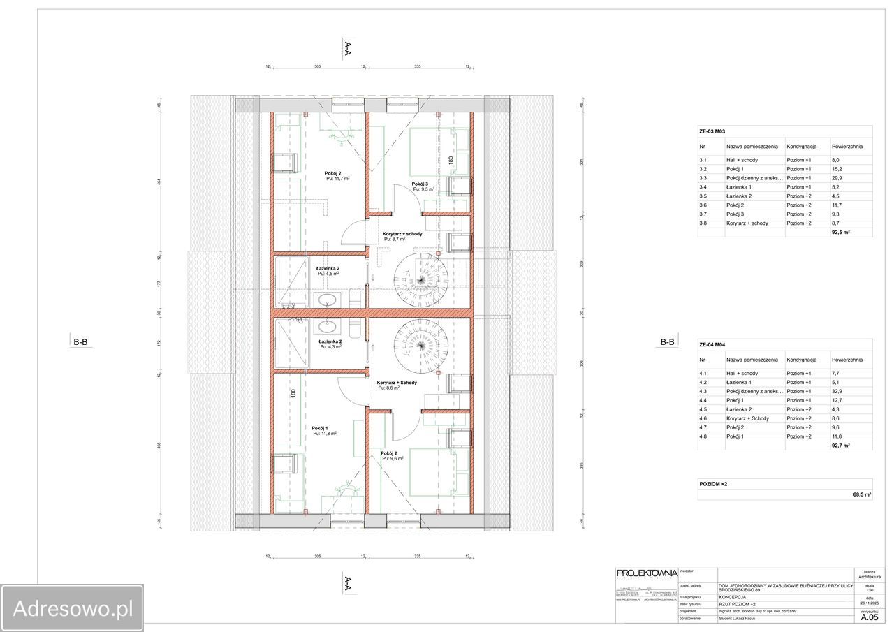 dom wolnostojący, 8 pokoi Szczecin Pogodno, ul. Kazimierza Brodzińskiego. Zdjęcie 6