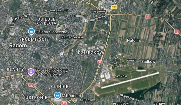 Działka budowlana Radom Dzierzków, ul. Puławska