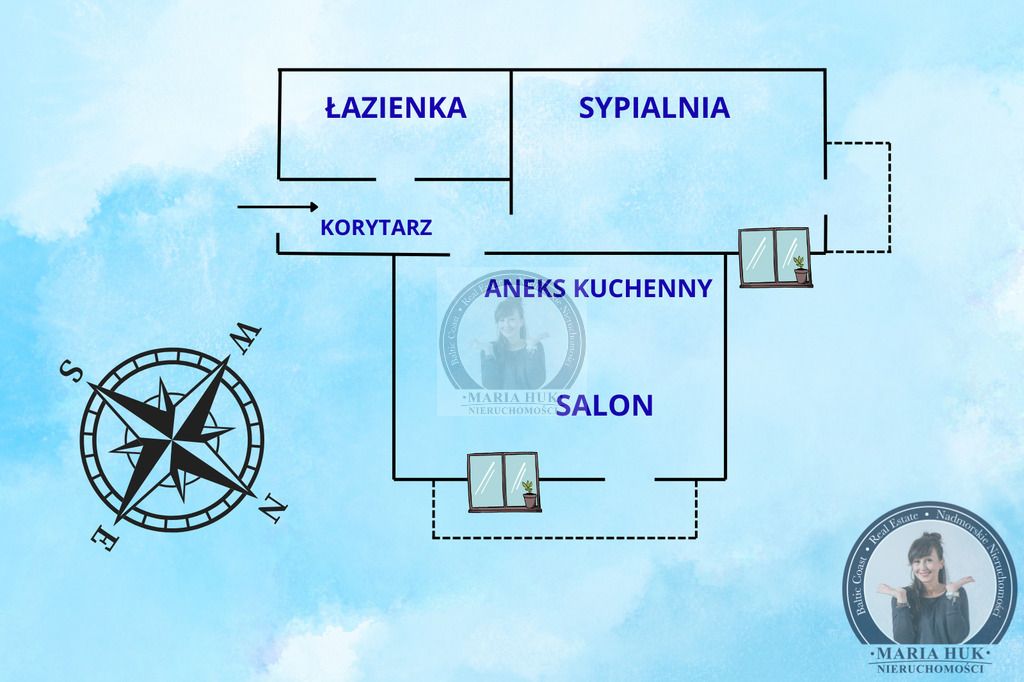 Mieszkanie 2-pokojowe Dziwnówek, ul. Morska. Zdjęcie 9