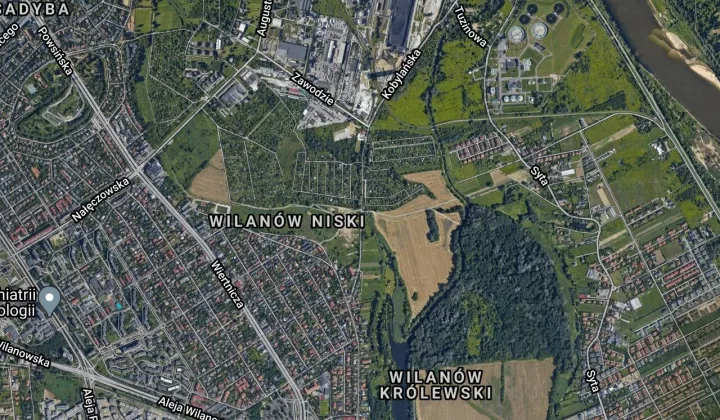 Działka rod Warszawa Wilanów, ul. Łucznicza