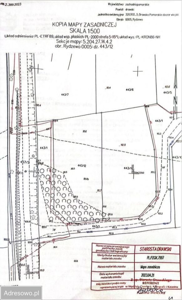 Działka budowlana Rydzewo. Zdjęcie 9