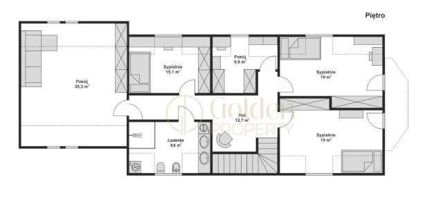 bliźniak, 15 pokoi Dębogórze. Zdjęcie 28