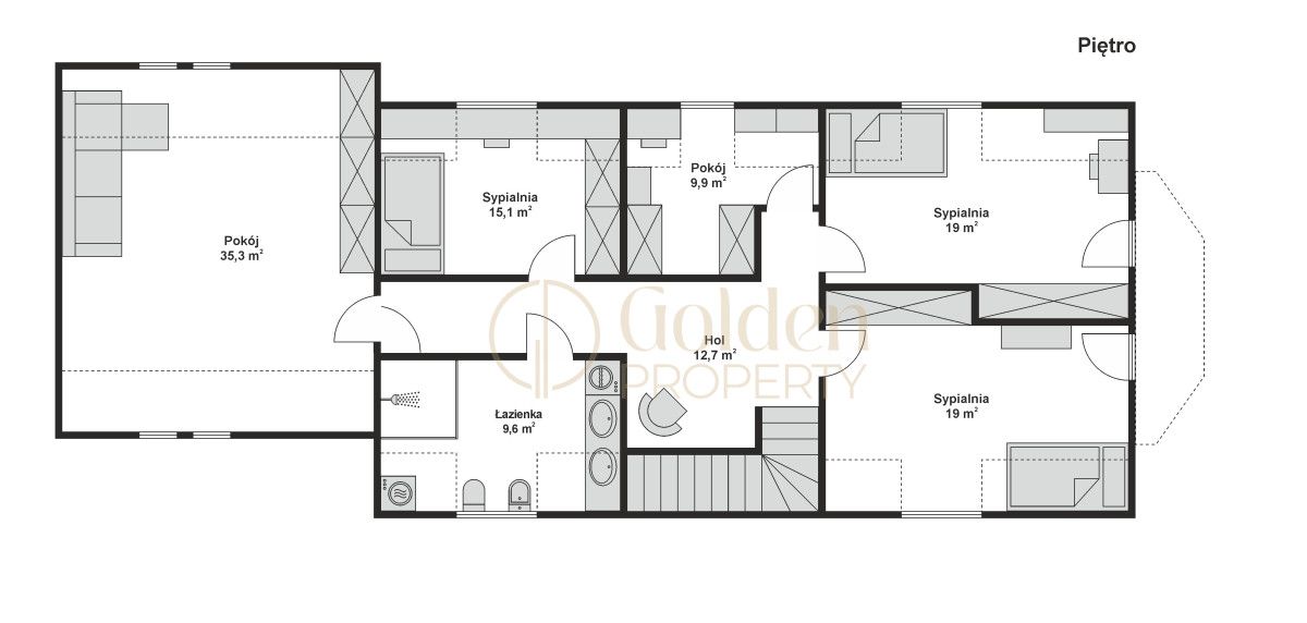 bliźniak, 15 pokoi Dębogórze. Zdjęcie 28
