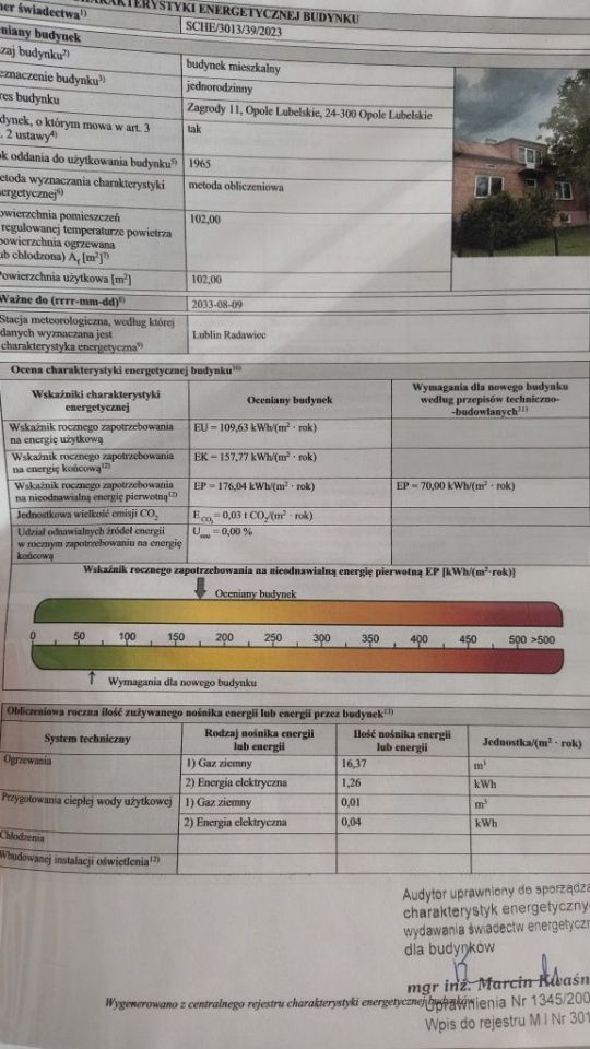 dom wolnostojący Opole Lubelskie, ul. Zagrody. Zdjęcie 8