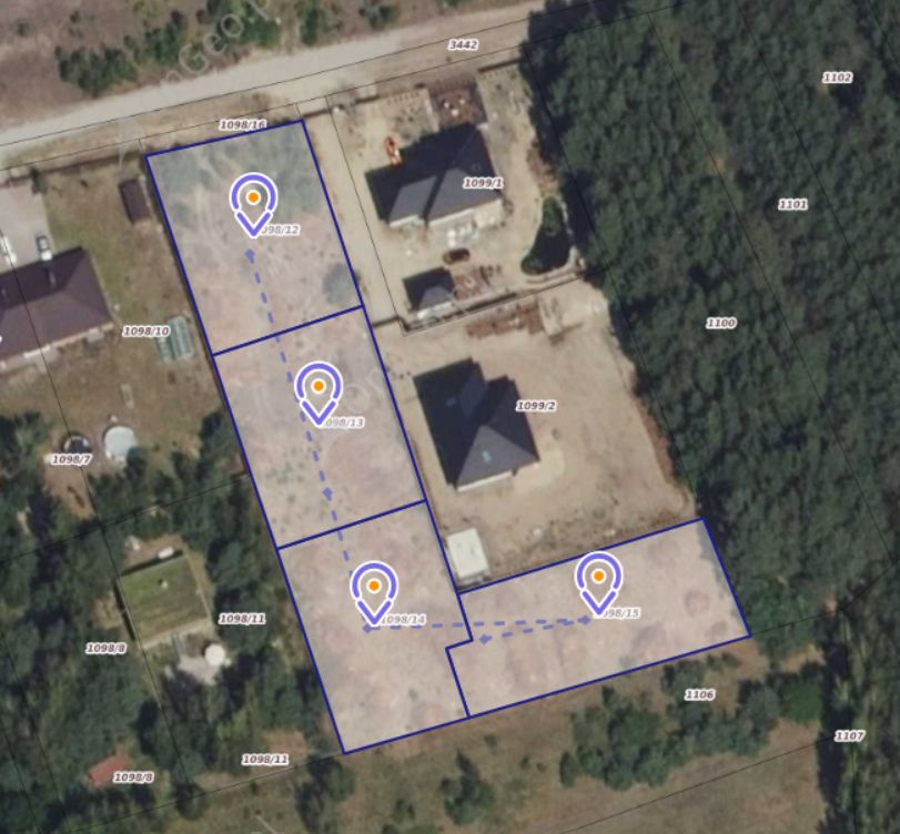 Działka budowlana Podbiel Kominki, Sosnowa. Zdjęcie 1