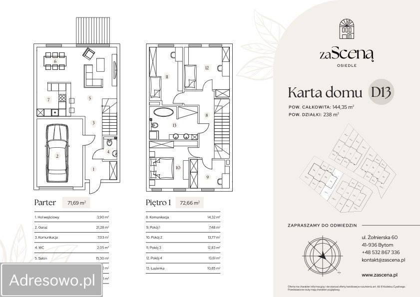 dom szeregowy, 5 pokoi Bytom Górniki, ul. Żołnierska. Zdjęcie 9