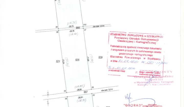 Działka rolno-budowlana Orońsko, ul. Rzeczna