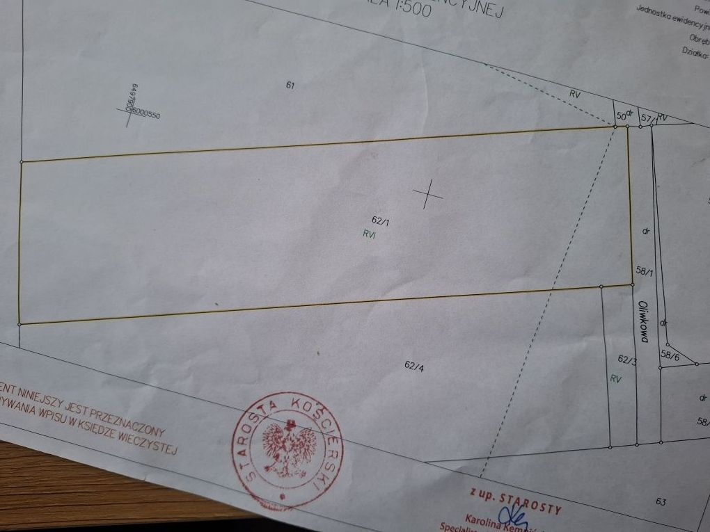 Działka budowlana Kościerzyna, ul. Oliwkowa. Zdjęcie 1