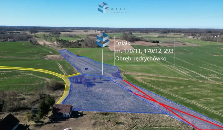Działka budowlana Jędrychówko