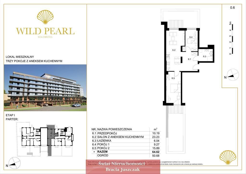 Mieszkanie 3-pokojowe Kołobrzeg. Zdjęcie 7