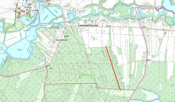 Działka leśna Potoczek