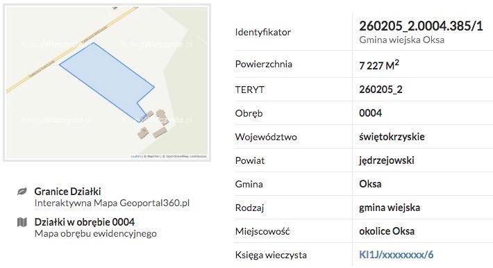 Działka rolno-budowlana Oksa, ul. Leśna. Zdjęcie 4