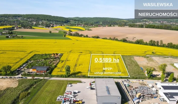 Działka inwestycyjna Pisary