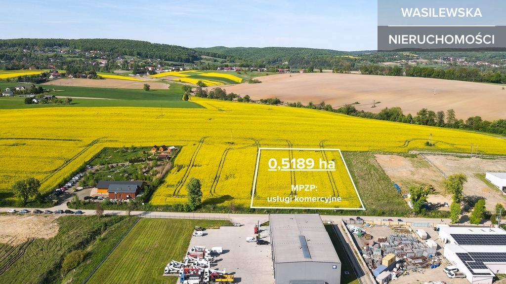 Działka inwestycyjna Pisary