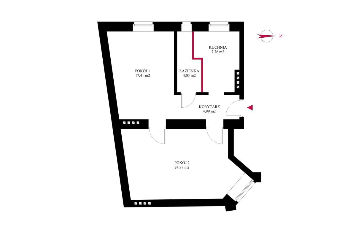 Mieszkanie 3-pokojowe Poznań Wilda, ul. Wierzbięcice. Zdjęcie 10