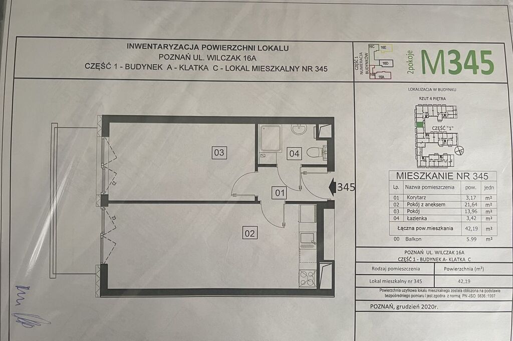 Mieszkanie 2-pokojowe Poznań Winogrady, ul. Czapla. Zdjęcie 5
