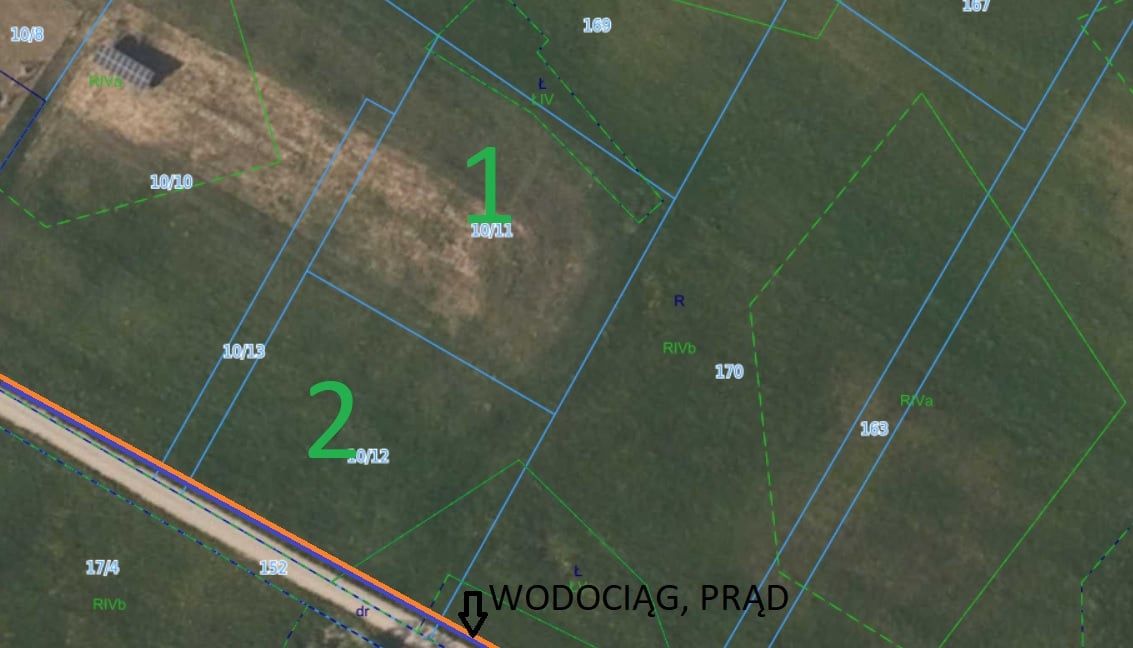 Działka budowlana Żubryn. Zdjęcie 1