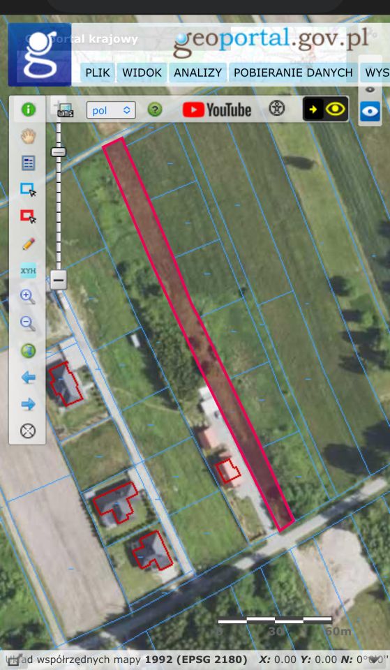 Działka rolna Kolbuszowa, ul. Krakowska