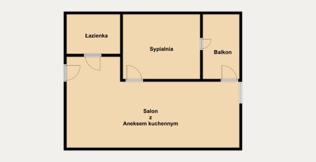 Mieszkanie 2-pokojowe Kraków, ul. Wrocławska. Zdjęcie 13