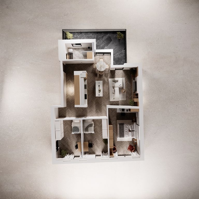 Mieszkanie 4-pokojowe Warszawa Praga-Południe, ul. Ludwika Kickiego. Zdjęcie 6