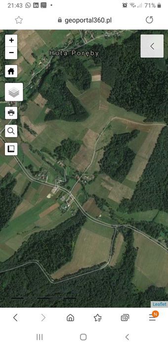 Działka leśna Huta Poręby. Zdjęcie 3