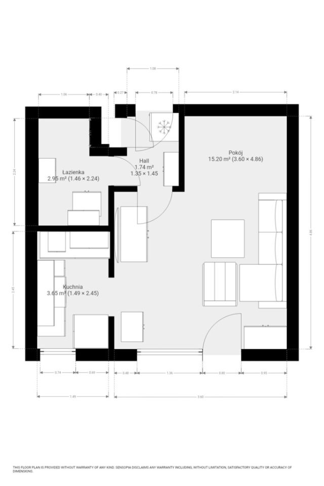Mieszkanie 1-pokojowe Kłodzko, ul. kard. Stefana Wyszyńskiego. Zdjęcie 8