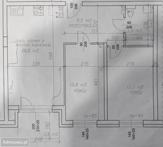 Mieszkanie 3-pokojowe Wrocław Sołtysowice, ul. Rafała Wojaczka. Zdjęcie 11