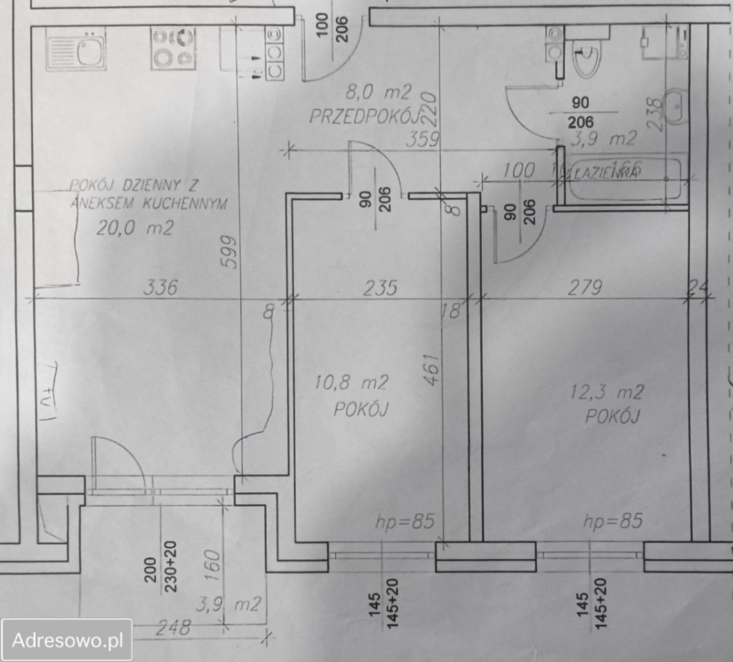 Mieszkanie 3-pokojowe Wrocław Sołtysowice, ul. Rafała Wojaczka. Zdjęcie 11