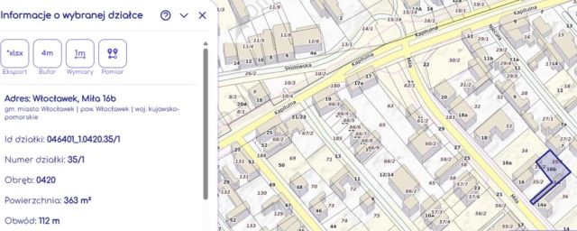 Działka budowlana Włocławek, ul. Miła. Zdjęcie 1