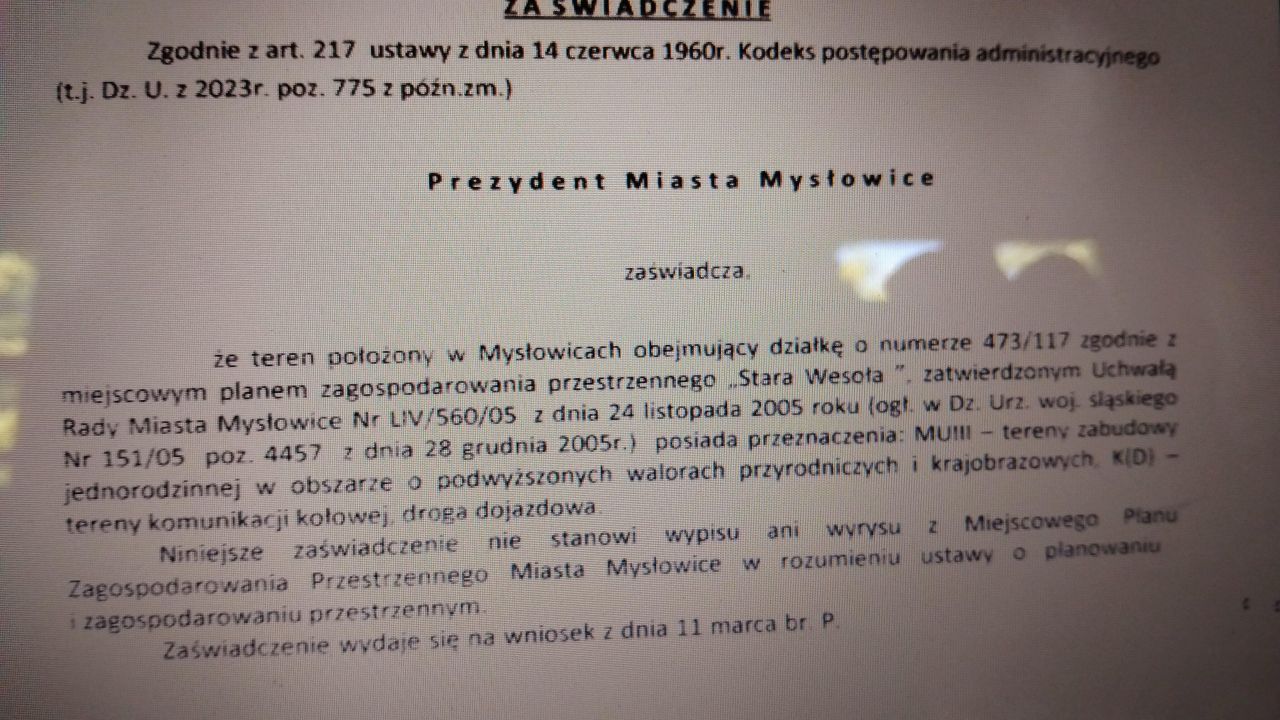 Działka budowlana Mysłowice Wesoła, ul. Zacisze. Zdjęcie 2