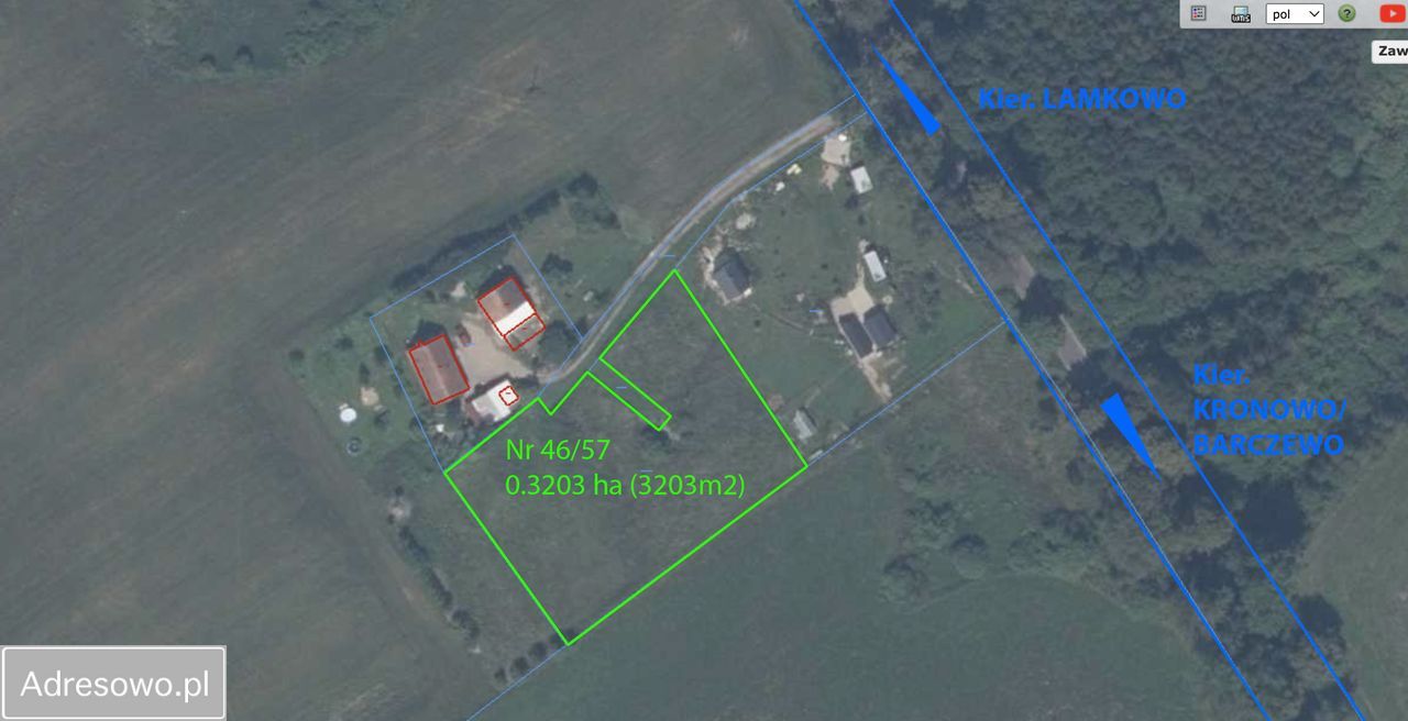 Działka budowlana Kronowo. Zdjęcie 5