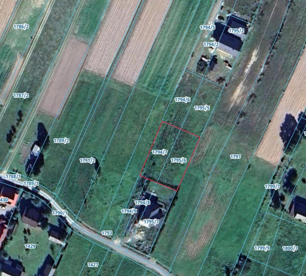 Działka budowlana Krzątka Jasionka. Zdjęcie 1