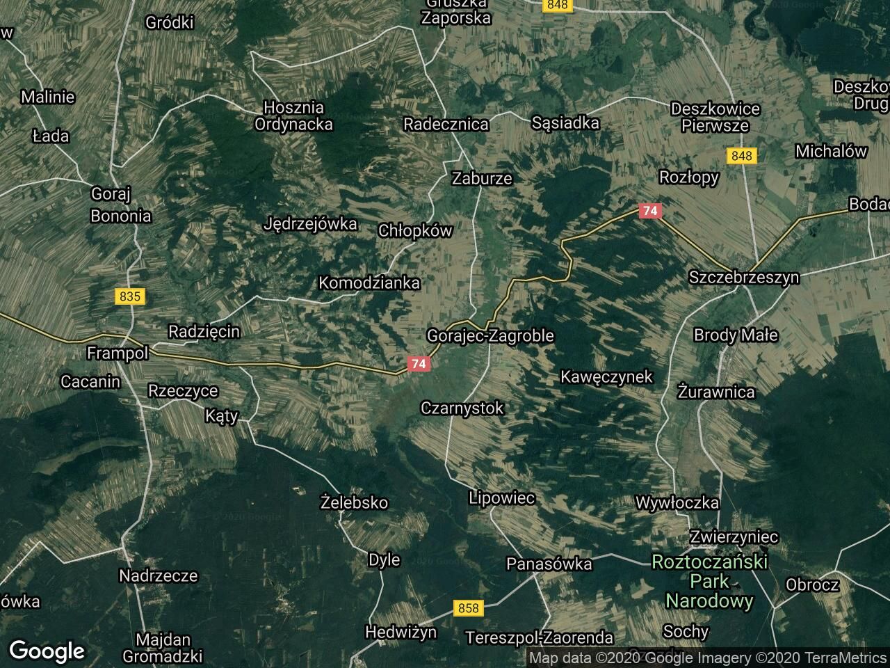 Działka rolna Gorajec-Zastawie