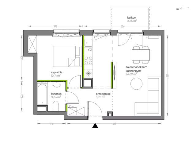 Mieszkanie 2-pokojowe Kraków Płaszów, ul. Myśliwska. Zdjęcie 25