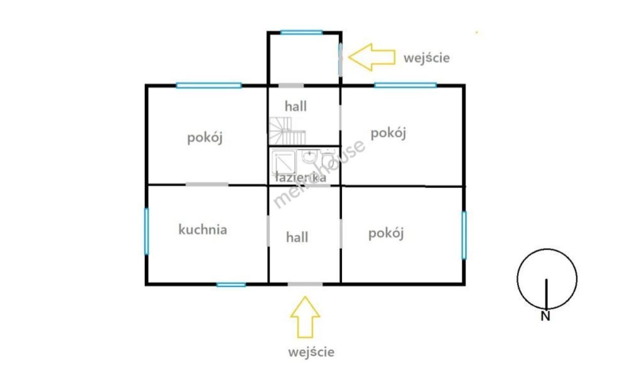 dom wolnostojący, 5 pokoi Kępie. Zdjęcie 14