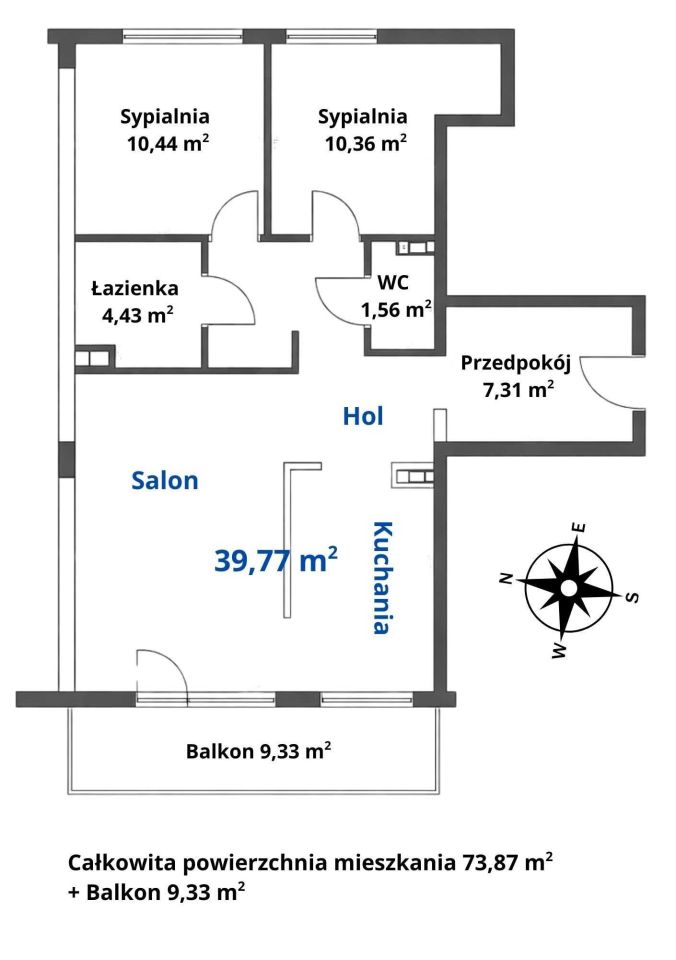 Mieszkanie 3-pokojowe Ząbki, ul. Powstańców. Zdjęcie 7