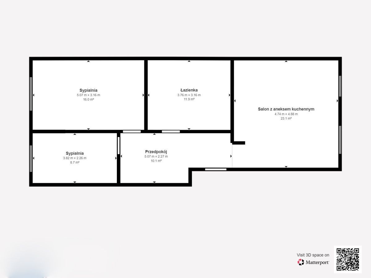 Mieszkanie 3-pokojowe Łódź Polesie, ul. Obywatelska. Zdjęcie 16