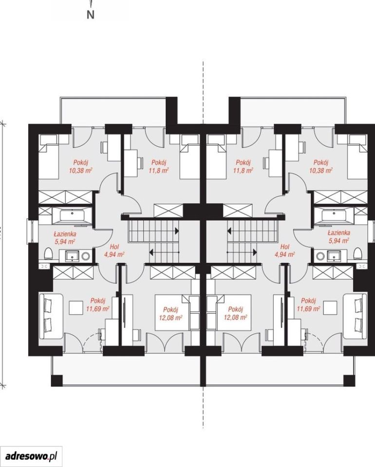 bliźniak, 5 pokoi Pszczyna, ul. Batalionów Chłopskich. Zdjęcie 22
