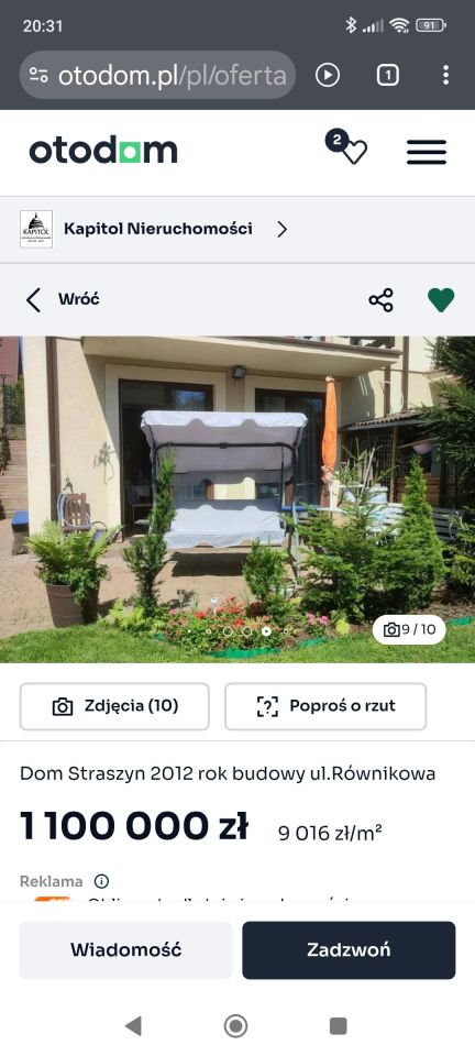 bliźniak, 4 pokoje Straszyn, Rownikowa. Zdjęcie 2