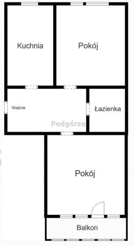 Mieszkanie 2-pokojowe Kraków Podgórze, ul. ks. Piotra Ściegiennego. Zdjęcie 6