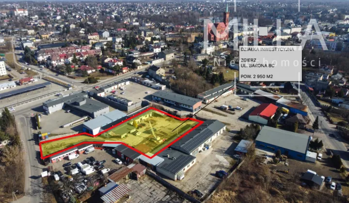 Działka Zgierz, ul. Barona