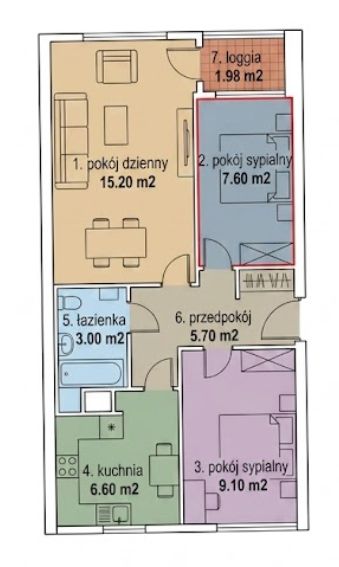 Mieszkanie 3-pokojowe Wrocław Fabryczna, ul. Legnicka. Zdjęcie 16