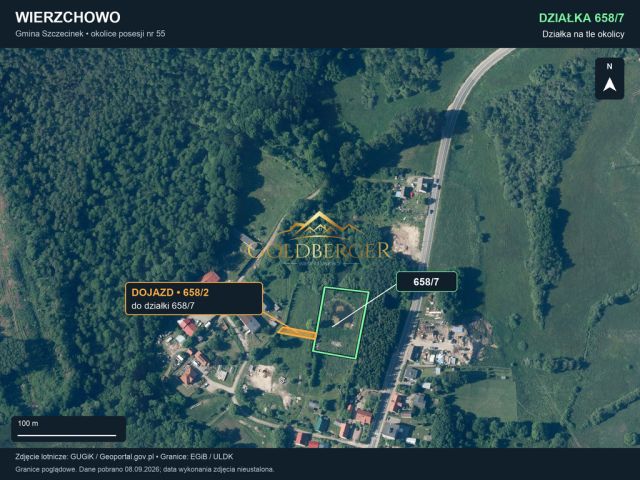 Działka Wierzchowo. Zdjęcie 5
