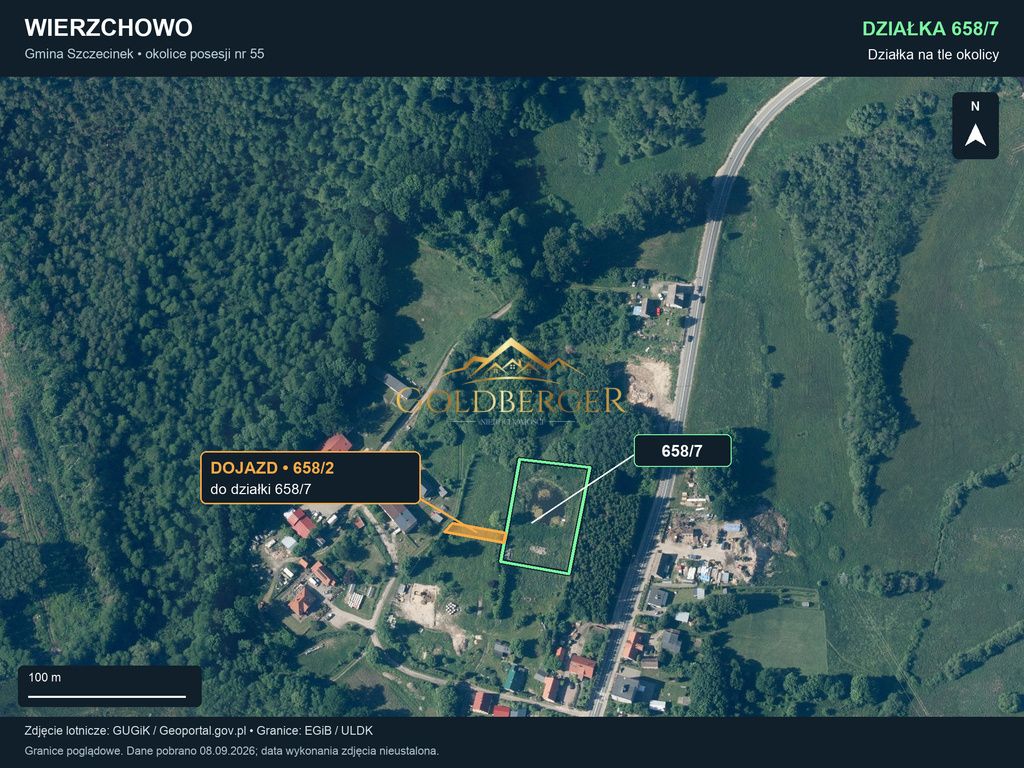 Działka Wierzchowo. Zdjęcie 5