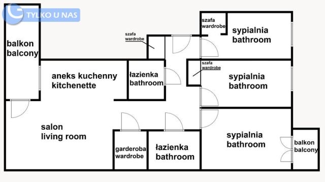 Mieszkanie 4-pokojowe Kraków Zabłocie, ul. Zabłocie. Zdjęcie 20