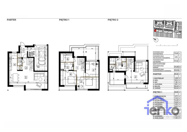 dom szeregowy, 5 pokoi Warszawa Wilanów, ul. Wał Zawadowski. Zdjęcie 15